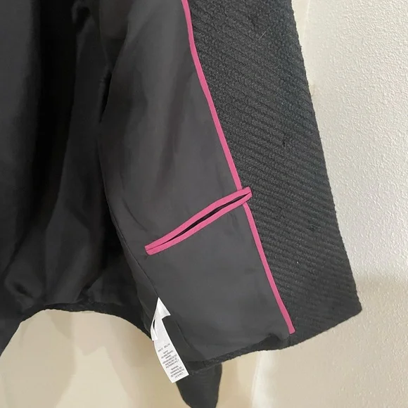 J Crew Black Tweed Jacket Blazer with Gold Buttons - Picture 9 of 12